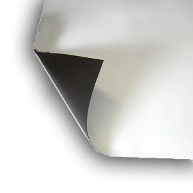 2 sheet 16" x 22" Magnetic light weight flexible 20 mil Magnet Blank Color White