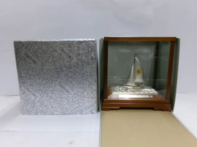 El velero de plata esterlina 985 de Japón. #20 g/0,71 oz. TRABAJO DE TAKEHIKO