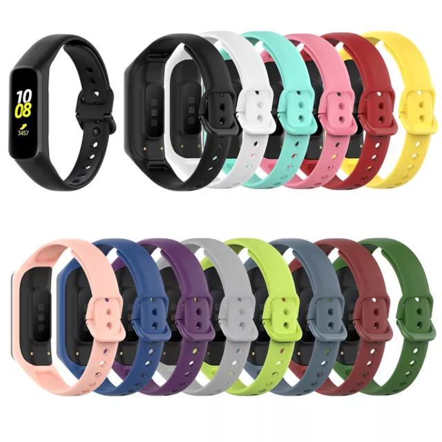 Wristband Replacement Silicone Strap Watchband For Samsung Galaxy Fit 2 SM-R220