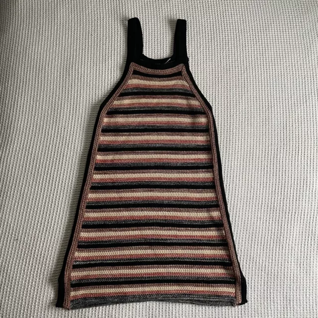 Women’s Free People Knit Crochet Dress Size Medium Stripe