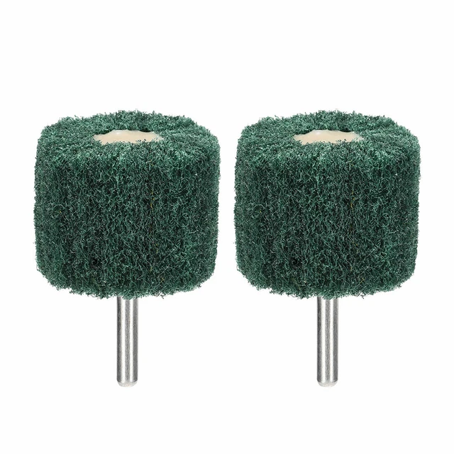 Abrasive Wheels 50mm x 40mm Buffing Polishing Wheels with 6mm Shank 2pcs