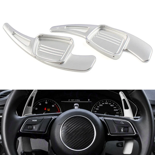 Volante argento pagaiata per Audi A3 S3 SQ7 2017-2020 A5 S4 Q2 Q7