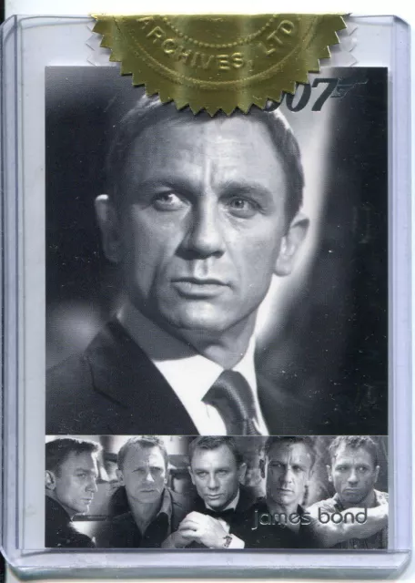 James Bond Mission Logs Vintage Bond Casetopper Jagdkarte VB6 Daniel Craig