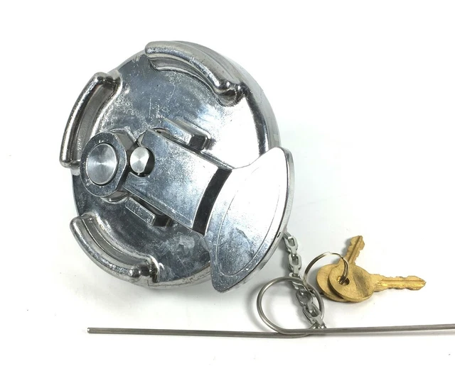 MVP ALUMINUM FUEL Cap Lever Style Locking for Peterbilt Repl 1104589