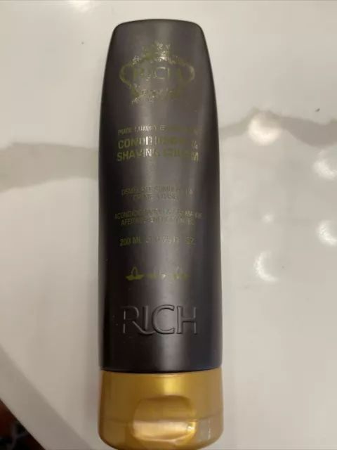 Rich Pure Luxury Energising Conditioner & Shaving Cream 6.75 oz / 200 ml