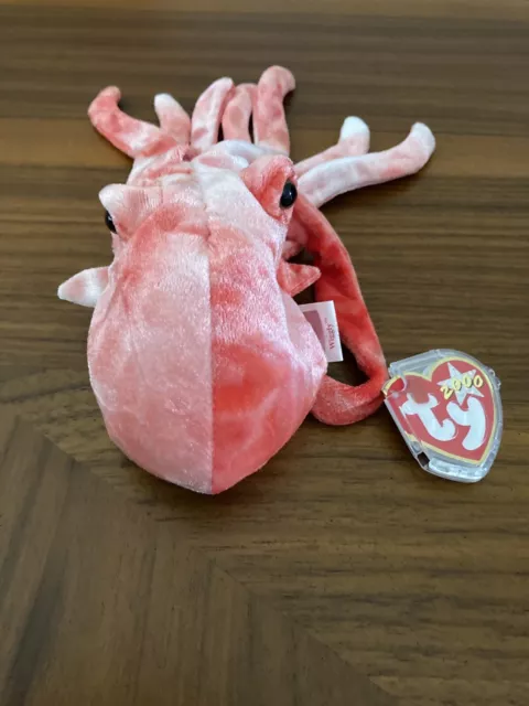 TY BEANIE BABY Wiggly the Squid 2000 7.99 PicClick UK