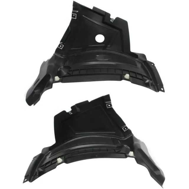 Splash Shield For 2012-2015 Audi A6 Quattro Front LH & RH Front Section Set of 2