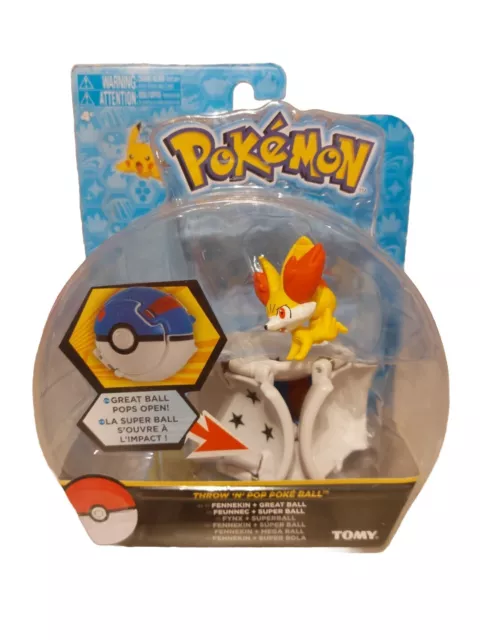 Pokemon Fennekin Throw 'N' Pop Pokeball