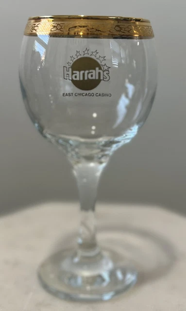 Vintage Farrah’s Casino Glass 6-1/4" Tall