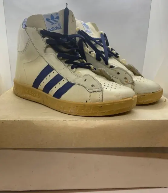 NUOVI stivali da ginnastica sovietici vintage Adidas taglia 7 12 URSS RARO...