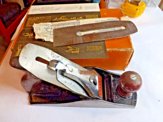 Stainley Bailey, No 4.1/2 Smoothing Plane,Boxed, And With New Spare Blade