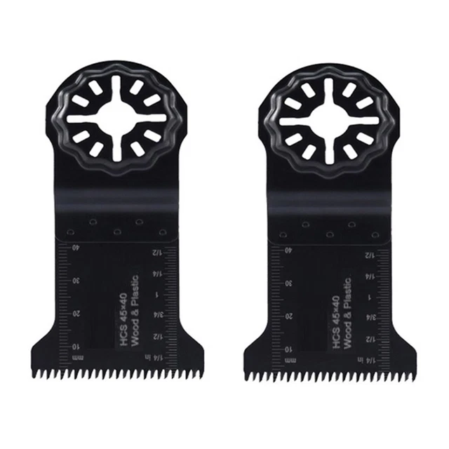 2 pz lame oscillanti universali 45 mm multiuso per taglio legno metallo