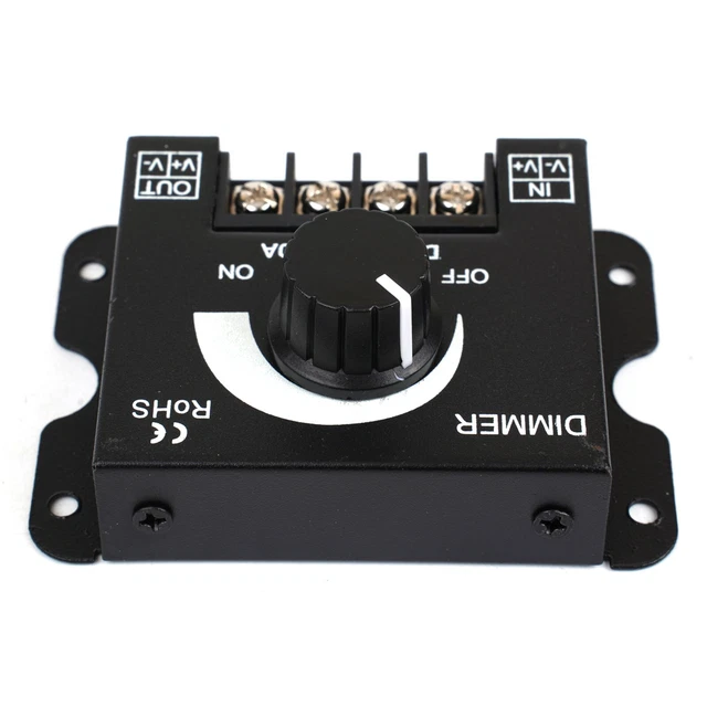 Régulateur / Stabilisateur De Tension DC 30A - Réglable 12V à 24V, Pour éclairage LED Etc.