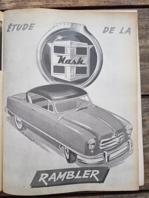 NASH rambler Revue Technique Rta N° 76 Automobile Technical Book