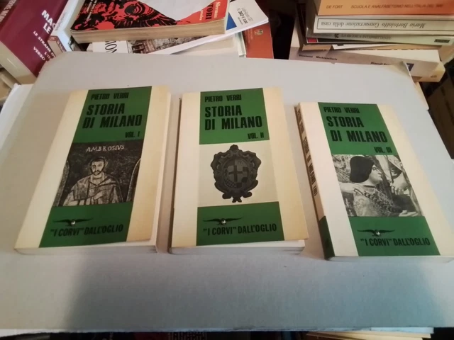 STORIA DI MILANO - P. VERRI - DALL'OGLIO - 1977 - 3 VOLL., 19d23