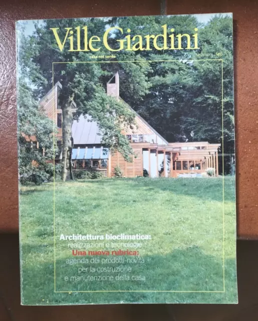 Ville Giardini. N 176 Settembre 1983 + Casaviva in omaggio. Rivista architettura