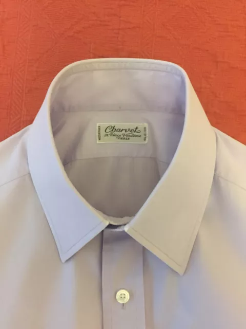 CHEMISE CHARVET BESPOKE Grande mesure parme col 7 5 EUR 280 00 PicClick FR