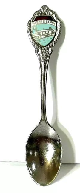 Vintage Mississippi State Collectible Mini Spoon 3 1/2 Inch