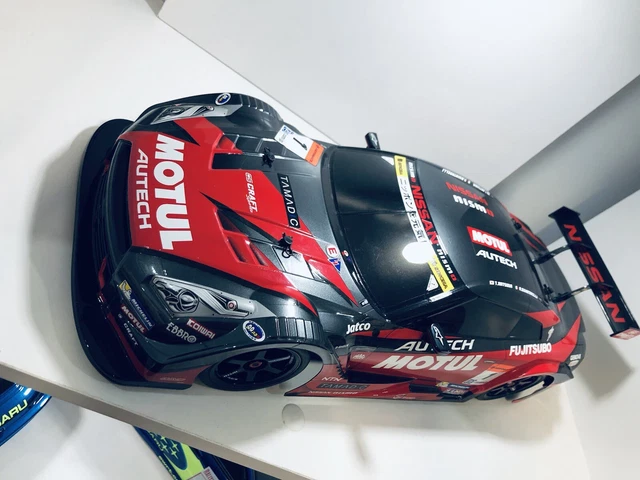 TAMIYA EXPERT BUILT MOTUL AUTECH R35 GT-R (TT02) 57892 stunning/fully ...