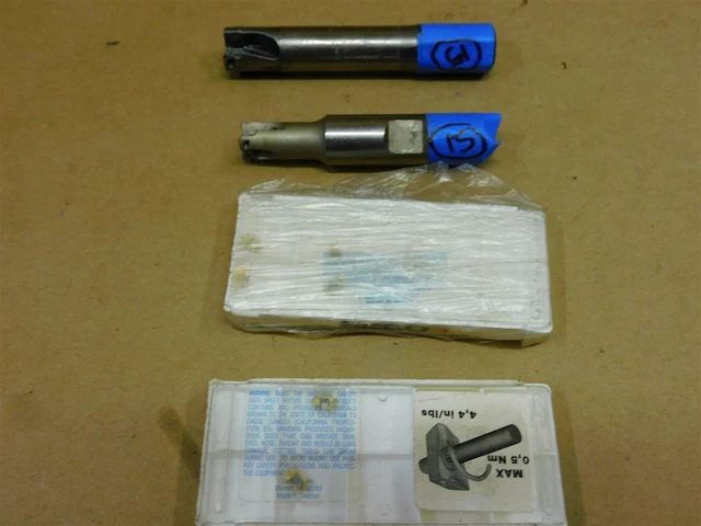 Ingersoll 5 /8" D Indexable End Mill 5/8" Shank 3 1/2" L LOT # 15