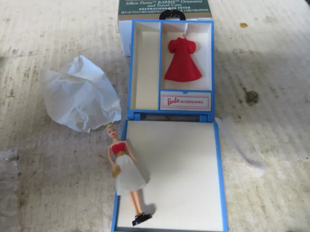 Barbie Silken Flame and Travel Case, Hallmark Keepsake~HANDCRAFTED~ Dated 2000