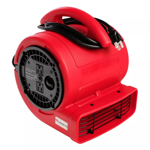 MOUNTO 1/5hp 800cfm Commercial Air Mover Blower Carpet Drying Cooling Fan