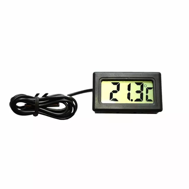 Black Digital LCD Thermometer Fridge Freezer Pet Aquarium Viv - BUY 3 GET 1 FREE