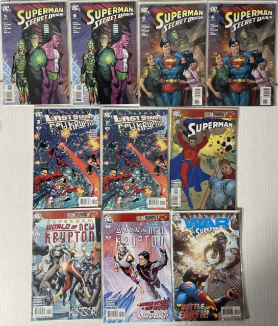 Superman: Secret Origin War of the Supermen World of New Krypton Last Stand