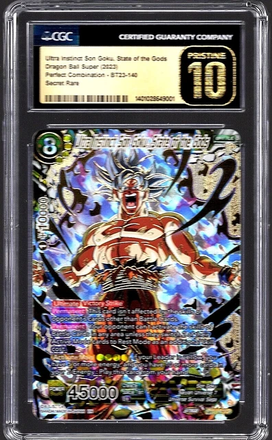 ドラゴンボールカード BT23-140 GDR dragon ball super card game BT23-140 GDR Ultra Instinct Son Goku, State of the Gods (2023)