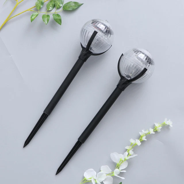 2 PCS Solar Panel Lights Garden Light LED Solar Lights Outdoor 10