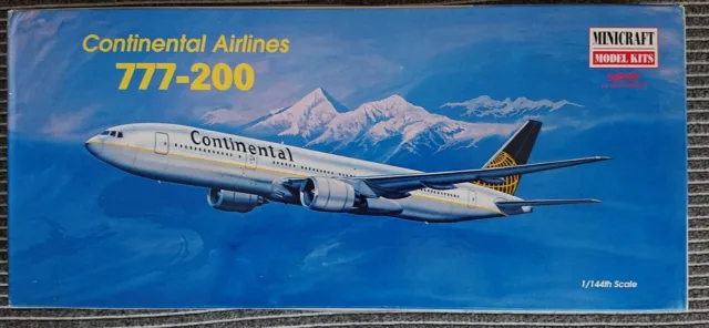 1/144 Boeing 777-200 Continental Airlines Minicraft
