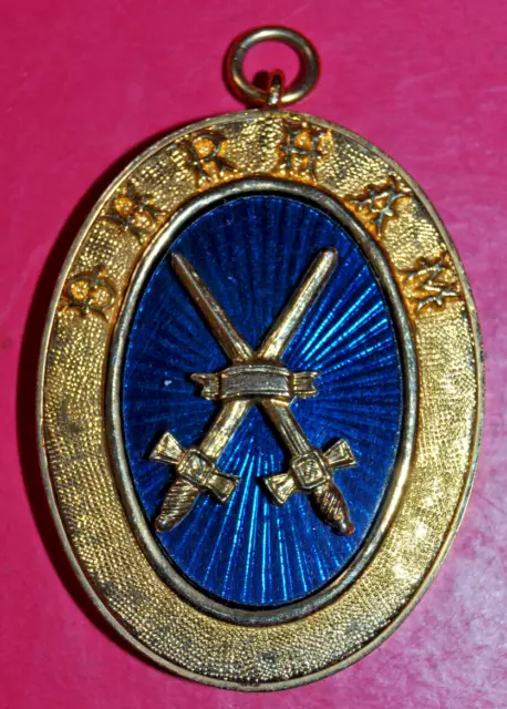 Durham Past Provincial Grand Sword Bearer masonic collar jewel