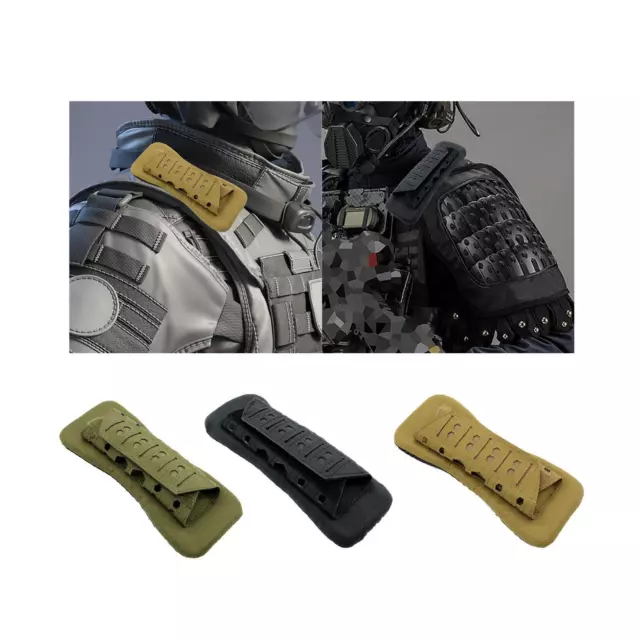 Plate Carrier Vest Épaulettes Protection Pads pour Randonnée Sac à Dos