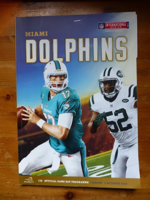 MIAMI DOLPHINS v NEW YORK JETS NFL WEMBLEY STADIUM 2015