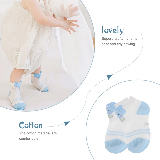 5 paia di calzini primavera estate calze bambino cartone animato calze 10