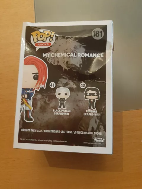 Funko Pop Rocks MCR My Chemical Romance#181 Danger Days Gerard Way Vinyl 3