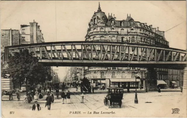 CPA PARIS 15e Rue Lecourbe (923719)