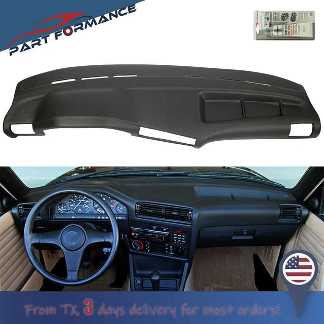 MOLDED DASH COVER Cap for 19841991 BMW 3Series E30 325i Black