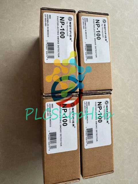 Np100 Modified NOTIFIER NP-100 PHOTOELECTRIC Smoke Detector Fire Alarm NP 100 NIB ...