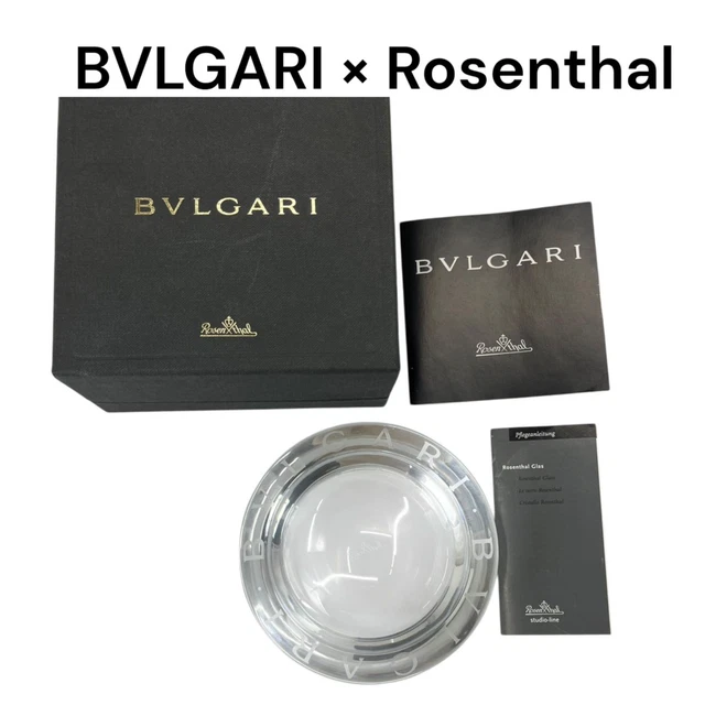 その他 BVLGARI Rosenthal Crystal Ashtray BVLGARI ASHTRAY BY ROSENTHAL- MINT CONDITION WITH BOX | eBay