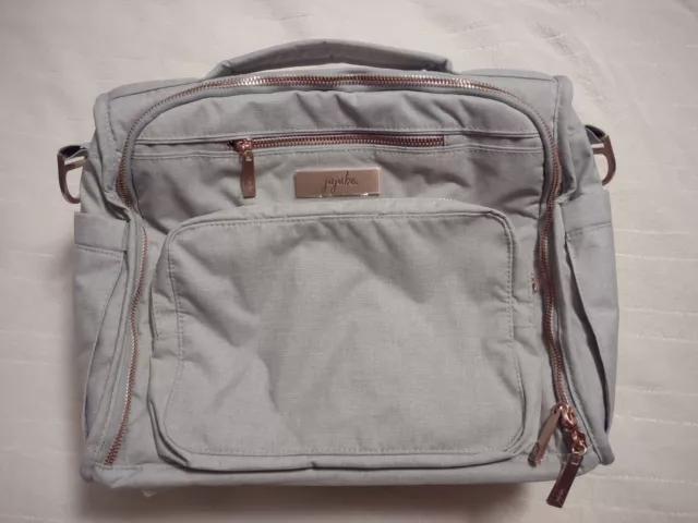 Ju Ju Be BFF Diaper Bag Light Gray Pebble BAG ONLY