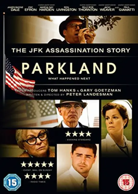 Parkland - The JFK Assassination Story DVD Drama (2014) Zac Efron