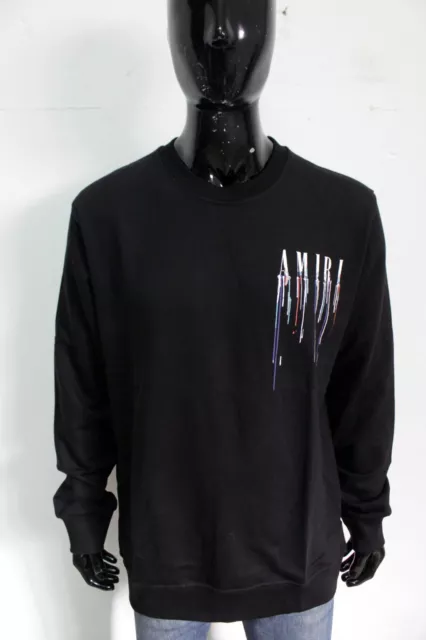Sweat-Shirt AMIRI Taille 2XL Homme Coton Sweat-Shirt Noir Jersey Imprimé Logo