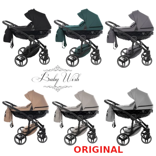 JUNAMA BASIC V2  BABY PRAM  2in1 3in1 ISOFIX, CARRYCOT + PUSHCHAIR + CAR SEAT