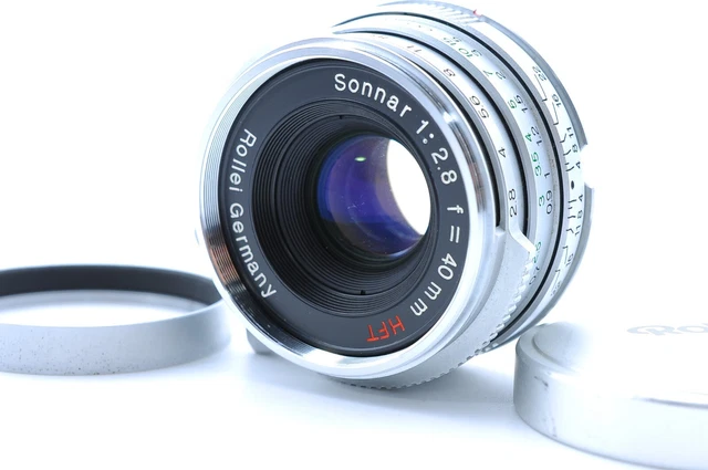 [Near Mint] Rollei Sonnar 40mm f/2.8 HFT Lens L39 Leica LTM w/ cap From Japan