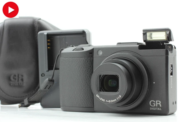 [Near MINT w / Case] Ricoh GR Digital iii 3 10.0MP Digital Camera From JAPAN