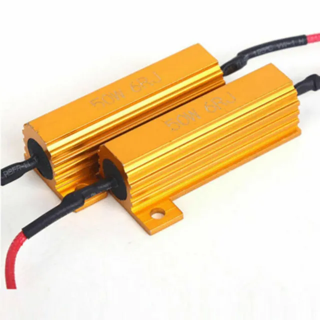 2x 1157 Load Resistor Fix LED Bulb Hyper Flash Error Turn Signal Light canceller