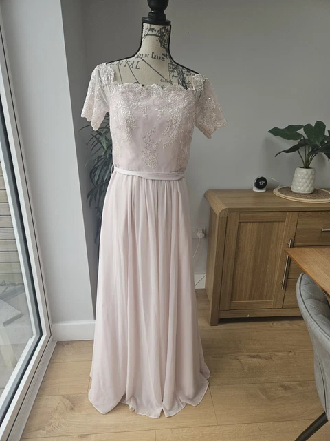NEW COAST MAKENA Dress Black Grey Blush Pink Floral Occasion Wedding Plus 6 26 44.99 PicClick UK