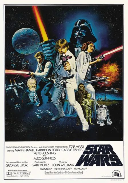 STAR WARS (1977) Poster Manifesto Locandina del film 312