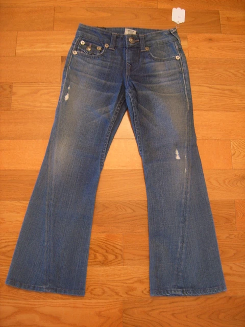 S76 Nwot 100% Authentic True Religion Brand Jeans Men Girls Bootcut Jeans, Sz 6